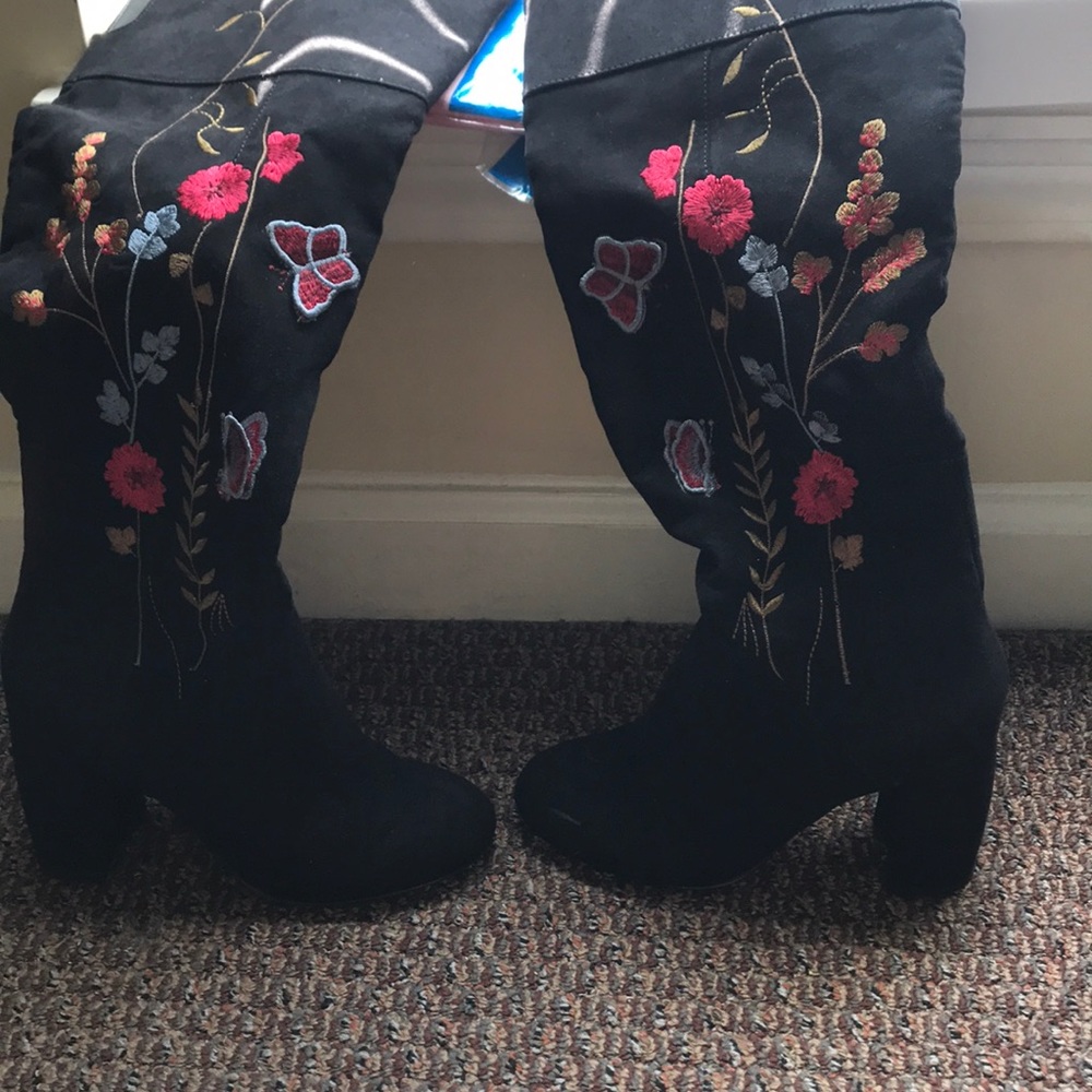 Knee length boots